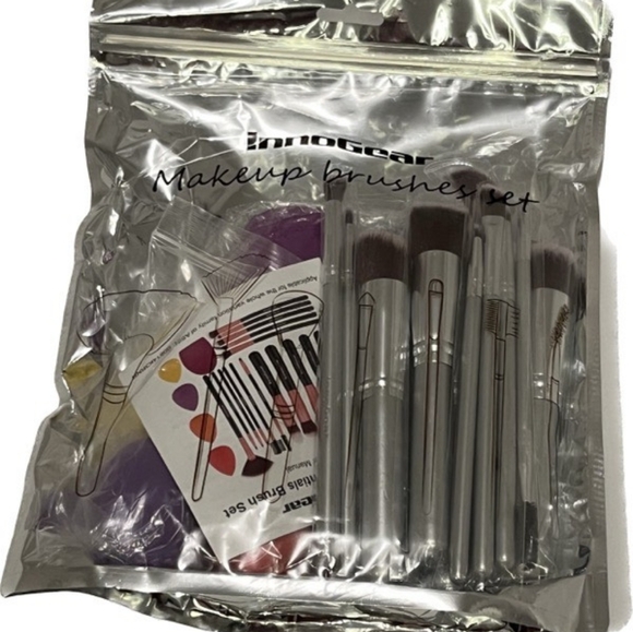 InnoGear Makeup Brush Set‎ 21 Piece Professional Cosmetic Brushes Eye Cheek Face - Picture 3 of 3